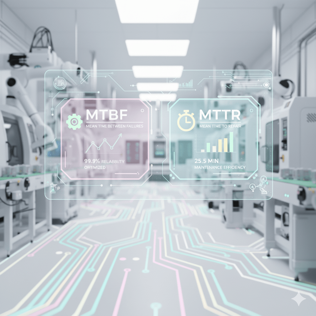 MTBF , MTTR คืออะไร? ความต่างที่วิศวกรต้องรู้ก่อนการประเมินเครื่องจักร